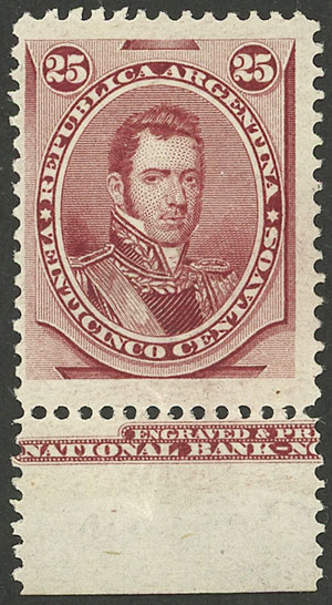 Lot 40 - Argentina general issues - Guillermo Jalil - Philatino Auction # 2307 ARGENTINA: Special March auction Lot 40 - Argentina general issues - Guillermo Jalil - Philatino Auction # 2307 ARGENTINA: Special March auction
