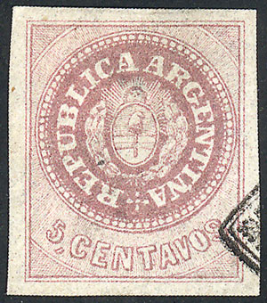 Lot 19 - Argentina escuditos -  Guillermo Jalil - Philatino Auction # 2307 ARGENTINA: Special March auction