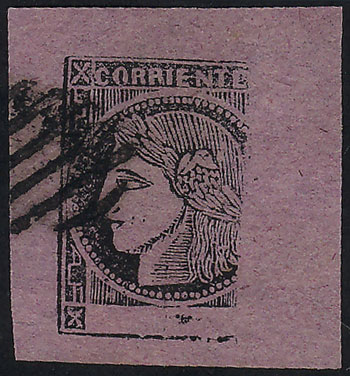 Lot 12 - Argentina corrientes -  Guillermo Jalil - Philatino Auction # 2307 ARGENTINA: Special March auction