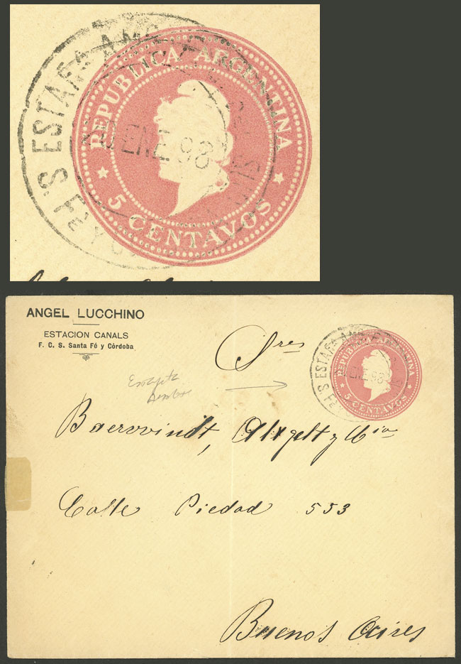 Lot 166 - Argentina postal history - Guillermo Jalil - Philatino Auction # 2307 ARGENTINA: Special March auction Lot 166 - Argentina postal history - Guillermo Jalil - Philatino Auction # 2307 ARGENTINA: Special March auction