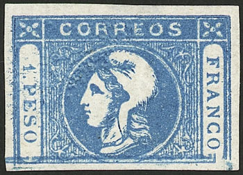 Lot 5 - Argentina cabecitas -  Guillermo Jalil - Philatino Auction # 2307 ARGENTINA: Special March auction