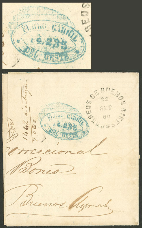 Lot 156 - Argentina postal history - Guillermo Jalil - Philatino Auction # 2307 ARGENTINA: Special March auction Lot 156 - Argentina postal history - Guillermo Jalil - Philatino Auction # 2307 ARGENTINA: Special March auction