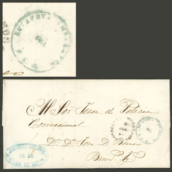 Lot 157 - Argentina postal history - Guillermo Jalil - Philatino Auction # 2307 ARGENTINA: Special March auction Lot 157 - Argentina postal history - Guillermo Jalil - Philatino Auction # 2307 ARGENTINA: Special March auction
