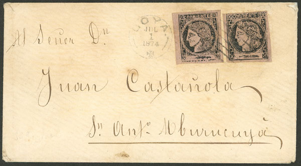 Lot 10 - Argentina corrientes -  Guillermo Jalil - Philatino Auction # 2307 ARGENTINA: Special March auction