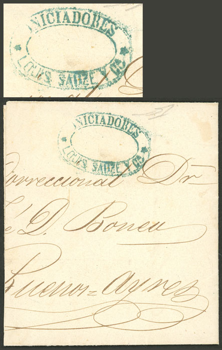 Lot 151 - Argentina postal history - stagecoach mail - Guillermo Jalil - Philatino Auction # 2307 ARGENTINA: Special March auction Lot 151 - Argentina postal history - stagecoach mail - Guillermo Jalil - Philatino Auction # 2307 ARGENTINA: Special March auction
