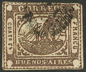 Lot 3 - Argentina barquitos -  Guillermo Jalil - Philatino Auction # 2307 ARGENTINA: Special March auction
