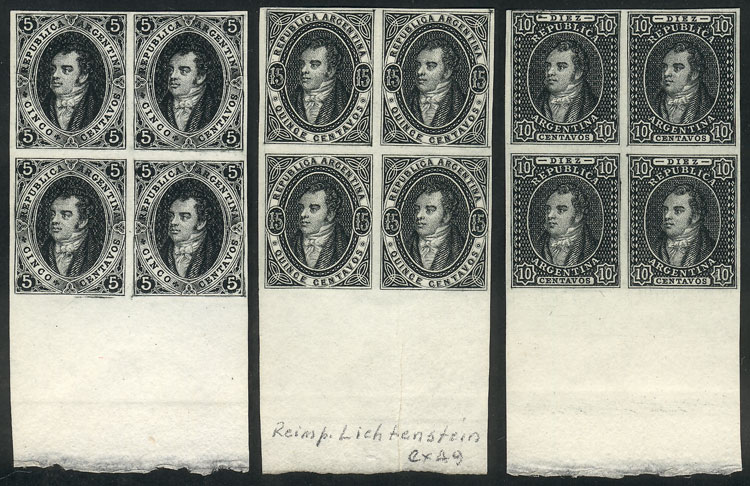 Lot 30 - Argentina rivadavias - Guillermo Jalil - Philatino Auction # 2307 ARGENTINA: Special March auction Lot 30 - Argentina rivadavias - Guillermo Jalil - Philatino Auction # 2307 ARGENTINA: Special March auction