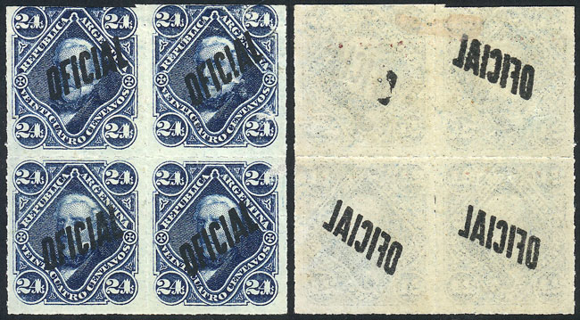 Lot 119 - Argentina official stamps - Guillermo Jalil - Philatino Auction # 2309 ARGENTINA: Special selection of very good lots of all periods! Lot 119 - Argentina official stamps - Guillermo Jalil - Philatino Auction # 2309 ARGENTINA: Special selection of very good lots of all periods!