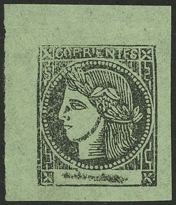 Lot 23 - Argentina corrientes - Guillermo Jalil - Philatino Auction # 2309 ARGENTINA: Special selection of very good lots of all periods! Lot 23 - Argentina corrientes - Guillermo Jalil - Philatino Auction # 2309 ARGENTINA: Special selection of very good lots of all periods!