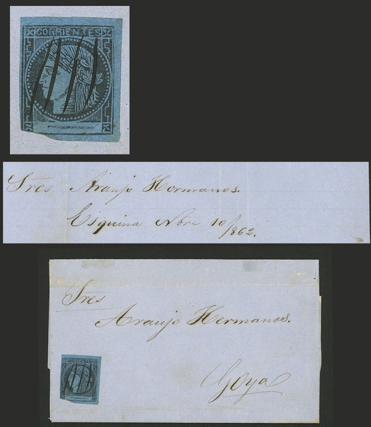 Lot 20 - Argentina corrientes - Guillermo Jalil - Philatino Auction # 2309 ARGENTINA: Special selection of very good lots of all periods! Lot 20 - Argentina corrientes - Guillermo Jalil - Philatino Auction # 2309 ARGENTINA: Special selection of very good lots of all periods!