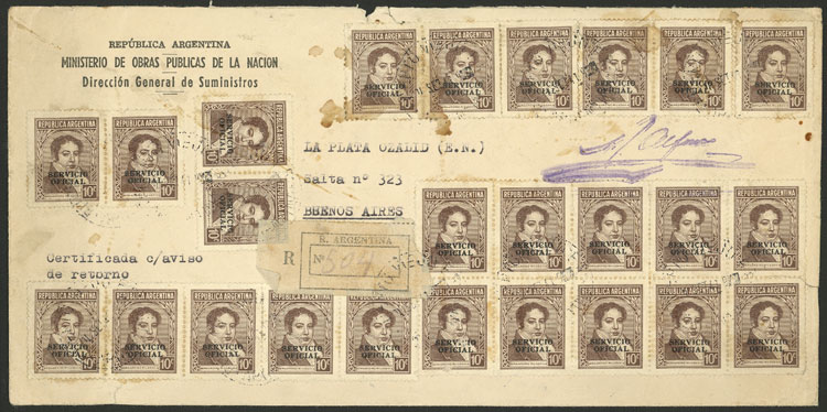 Lot 125 - Argentina official stamps - Guillermo Jalil - Philatino Auction # 2309 ARGENTINA: Special selection of very good lots of all periods! Lot 125 - Argentina official stamps - Guillermo Jalil - Philatino Auction # 2309 ARGENTINA: Special selection of very good lots of all periods!