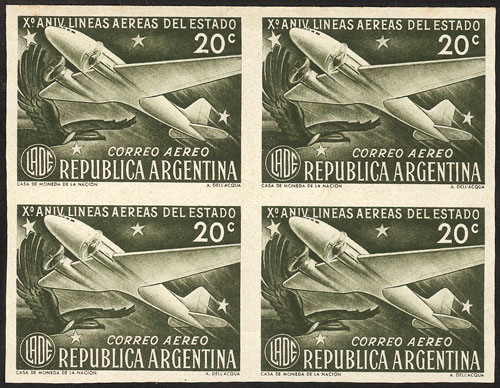 Lot 115 - Argentina airmail - Guillermo Jalil - Philatino Auction # 2309 ARGENTINA: Special selection of very good lots of all periods! Lot 115 - Argentina airmail - Guillermo Jalil - Philatino Auction # 2309 ARGENTINA: Special selection of very good lots of all periods!