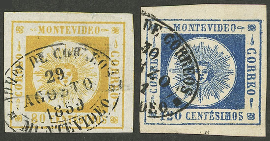 Lot 7 - Uruguay general issues -  Guillermo Jalil - Philatino Auction # 2310 URUGUAY: Special March auction