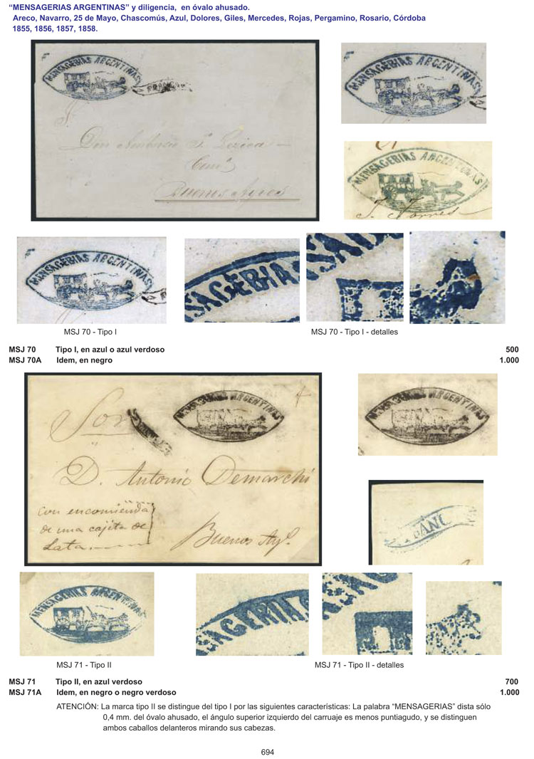Lot 1 - Argentina books -  Guillermo Jalil - Philatino Auction # 2311 ARGENTINA: very attractive auction