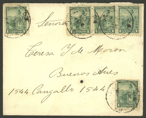 Lot 1256 - Argentina postal history -  Guillermo Jalil - Philatino Auction # 2311 ARGENTINA: very attractive auction