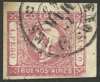 Lot 17 - Argentina buenos aires - cabecitas -  Guillermo Jalil - Philatino Auction # 2311 ARGENTINA: very attractive auction