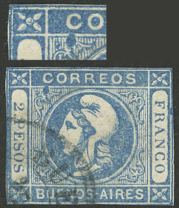 Lot 18 - Argentina buenos aires - cabecitas -  Guillermo Jalil - Philatino Auction # 2311 ARGENTINA: very attractive auction