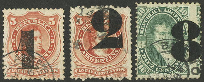 Lot 127 - Argentina general issues -  Guillermo Jalil - Philatino Auction # 2311 ARGENTINA: very attractive auction
