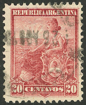 Lot 254 - Argentina general issues -  Guillermo Jalil - Philatino Auction # 2311 ARGENTINA: very attractive auction