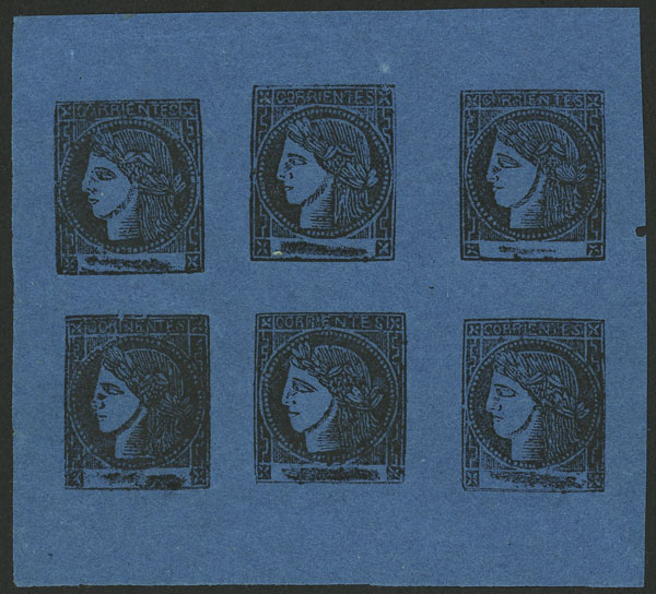 Lot 21 - Argentina corrientes -  Guillermo Jalil - Philatino Auction # 2311 ARGENTINA: very attractive auction