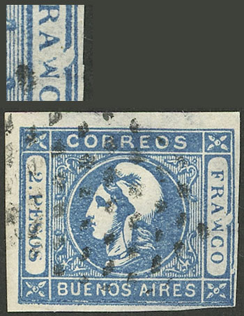 Lot 19 - Argentina buenos aires - cabecitas -  Guillermo Jalil - Philatino Auction # 2311 ARGENTINA: very attractive auction