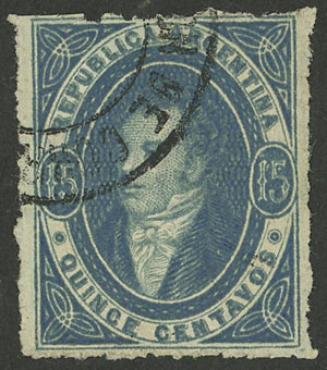 Lot 78 - Argentina rivadavias -  Guillermo Jalil - Philatino Auction # 2311 ARGENTINA: very attractive auction