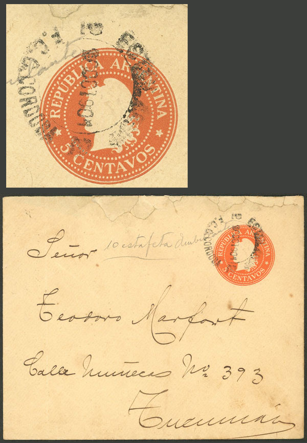 Lot 1248 - Argentina postal history -  Guillermo Jalil - Philatino Auction # 2311 ARGENTINA: very attractive auction