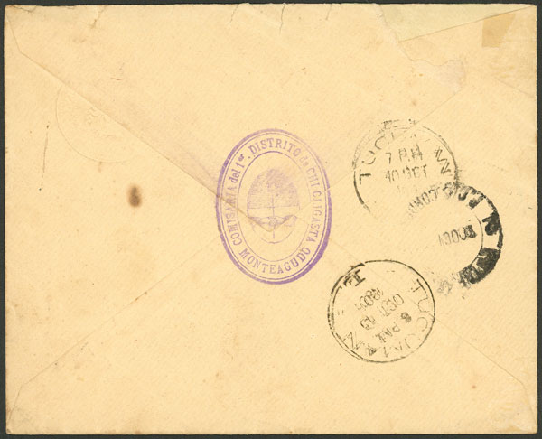 Lot 1248 - Argentina postal history -  Guillermo Jalil - Philatino Auction # 2311 ARGENTINA: very attractive auction