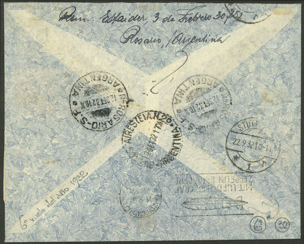 Lot 1291 - Argentina postal history -  Guillermo Jalil - Philatino Auction # 2311 ARGENTINA: very attractive auction