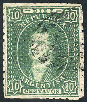 Lot 62 - Argentina rivadavias -  Guillermo Jalil - Philatino Auction # 2311 ARGENTINA: very attractive auction