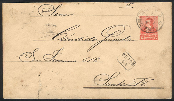 Lot 1234 - Argentina postal history -  Guillermo Jalil - Philatino Auction # 2311 ARGENTINA: very attractive auction