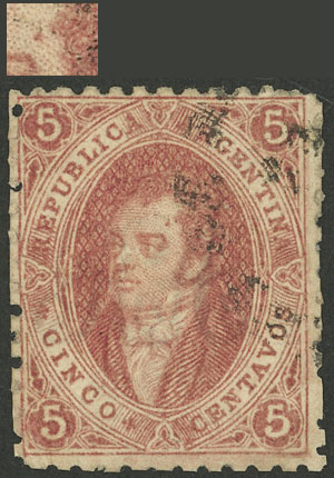 Lot 66 - Argentina rivadavias -  Guillermo Jalil - Philatino Auction # 2312 ARGENTINA: Special April auction