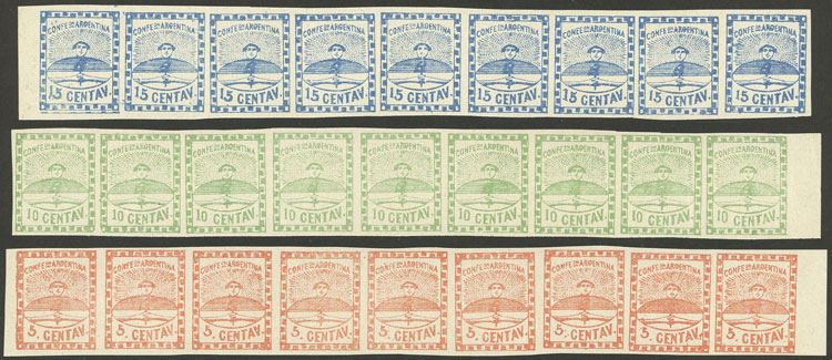Lot 39 - Argentina confederation -  Guillermo Jalil - Philatino Auction # 2312 ARGENTINA: Special April auction