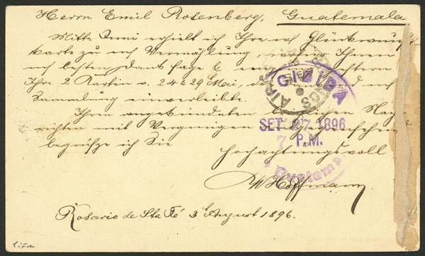 Lot 235 - Argentina postal history -  Guillermo Jalil - Philatino Auction # 2312 ARGENTINA: Special April auction