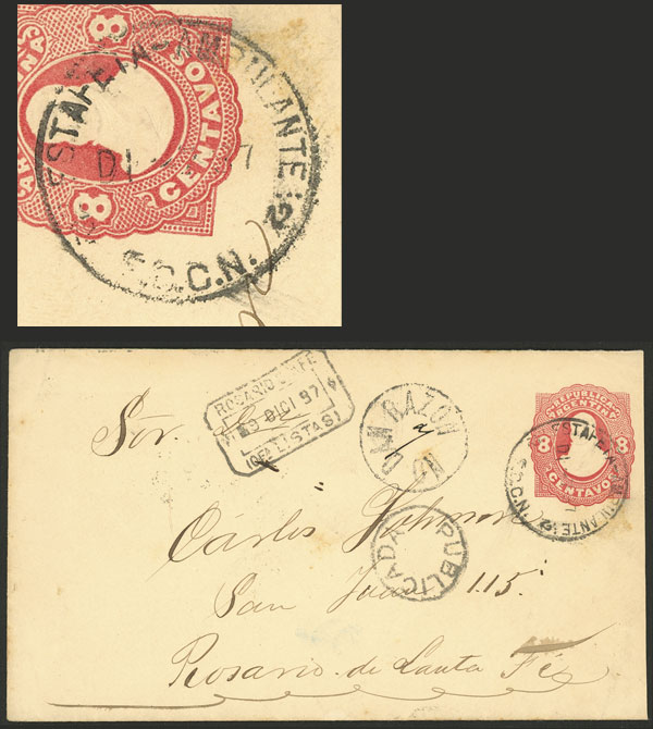 Lot 232 - Argentina postal history -  Guillermo Jalil - Philatino Auction # 2312 ARGENTINA: Special April auction