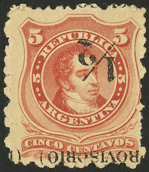 Lot 112 - Argentina general issues -  Guillermo Jalil - Philatino Auction # 2312 ARGENTINA: Special April auction