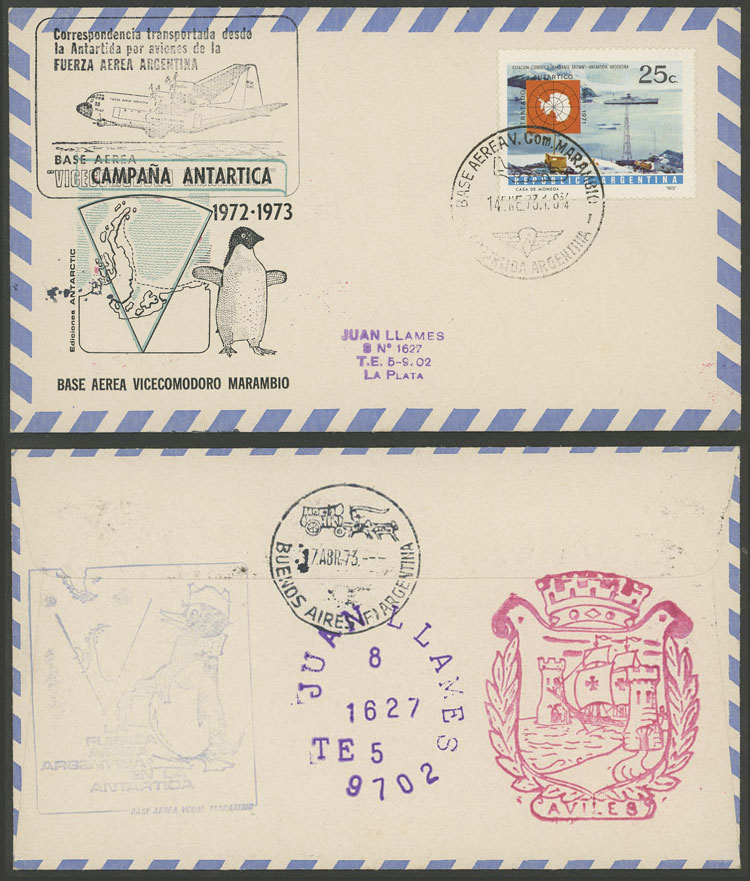 Lot 4 - argentina antarctica postal history - Guillermo Jalil - Philatino Auction # 23120 ARGENTINA: Auction with interesting lots at budget prices! Lot 4 - argentina antarctica postal history - Guillermo Jalil - Philatino Auction # 23120 ARGENTINA: Auction with interesting lots at budget prices!