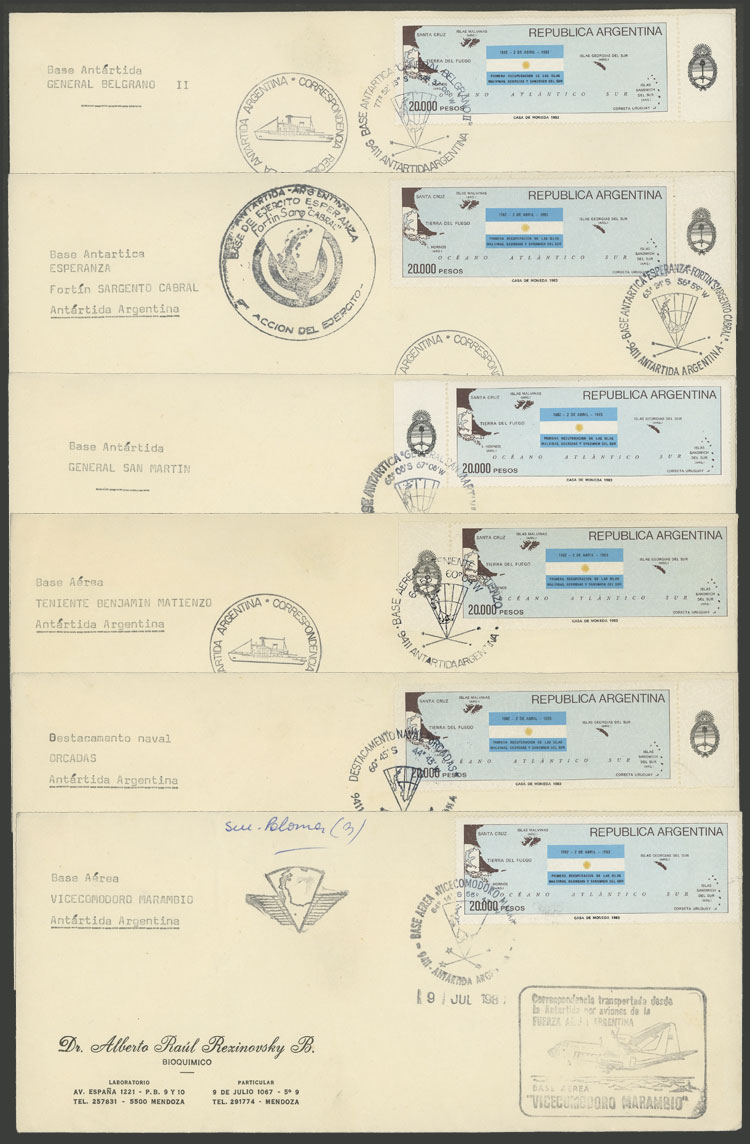 Lot 7 - argentine antarctica postal history - Guillermo Jalil - Philatino Auction # 23120 ARGENTINA: Auction with interesting lots at budget prices! Lot 7 - argentine antarctica postal history - Guillermo Jalil - Philatino Auction # 23120 ARGENTINA: Auction with interesting lots at budget prices!