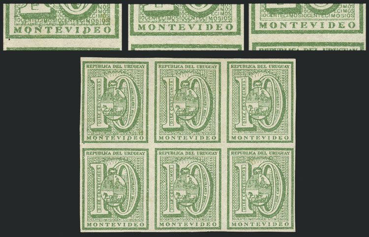 Lot 6 - Uruguay general issues -  Guillermo Jalil - Philatino Auction # 2314 URUGUAY: Special April auction