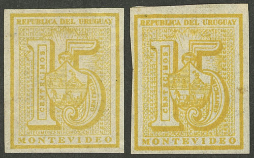 Lot 7 - Uruguay general issues -  Guillermo Jalil - Philatino Auction # 2314 URUGUAY: Special April auction
