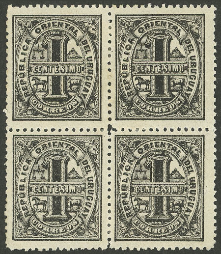 Lot 10 - Uruguay general issues -  Guillermo Jalil - Philatino Auction # 2314 URUGUAY: Special April auction
