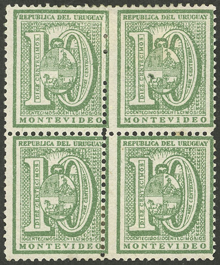 Lot 22 - Uruguay general issues -  Guillermo Jalil - Philatino Auction # 2314 URUGUAY: Special April auction
