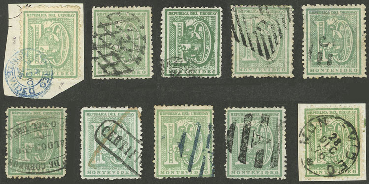 Lot 24 - Uruguay general issues -  Guillermo Jalil - Philatino Auction # 2314 URUGUAY: Special April auction