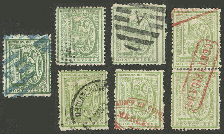 Lot 25 - Uruguay general issues -  Guillermo Jalil - Philatino Auction # 2314 URUGUAY: Special April auction