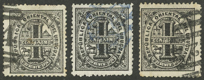 Lot 11 - Uruguay general issues -  Guillermo Jalil - Philatino Auction # 2314 URUGUAY: Special April auction