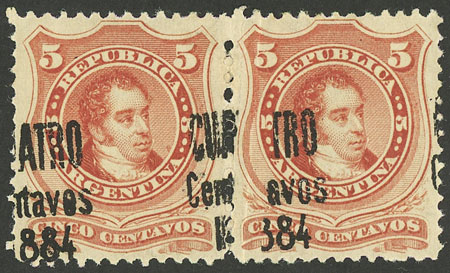 Lot 118 - Argentina general issues - Guillermo Jalil - Philatino Auction # 2315 ARGENTINA: Lot 118 - Argentina general issues - Guillermo Jalil - Philatino Auction # 2315 ARGENTINA:
