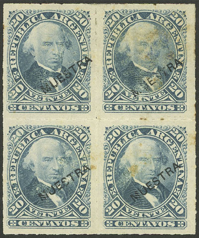 Lot 109 - Argentina general issues - Guillermo Jalil - Philatino Auction # 2315 ARGENTINA: Lot 109 - Argentina general issues - Guillermo Jalil - Philatino Auction # 2315 ARGENTINA:
