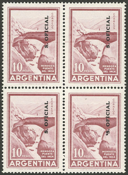 Lot 1196 - Argentina official stamps - Guillermo Jalil - Philatino Auction # 2315 ARGENTINA: Lot 1196 - Argentina official stamps - Guillermo Jalil - Philatino Auction # 2315 ARGENTINA: