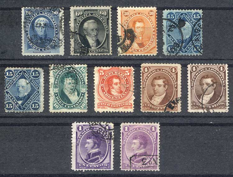 Lot 70 - Argentina general issues - Guillermo Jalil - Philatino Auction # 2315 ARGENTINA: Lot 70 - Argentina general issues - Guillermo Jalil - Philatino Auction # 2315 ARGENTINA: