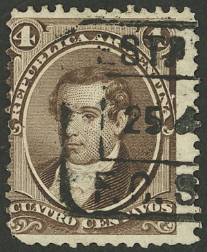 Lot 75 - Argentina general issues - Guillermo Jalil - Philatino Auction # 2315 ARGENTINA: Lot 75 - Argentina general issues - Guillermo Jalil - Philatino Auction # 2315 ARGENTINA: